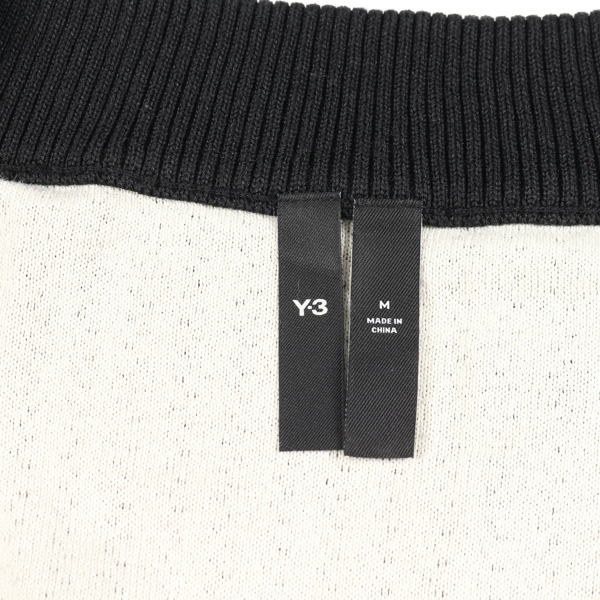 ブラッシュロゴ ニット カーディガン Vネック 長袖 オーバーサイズ ブラック ワイスリー トップス Y-3