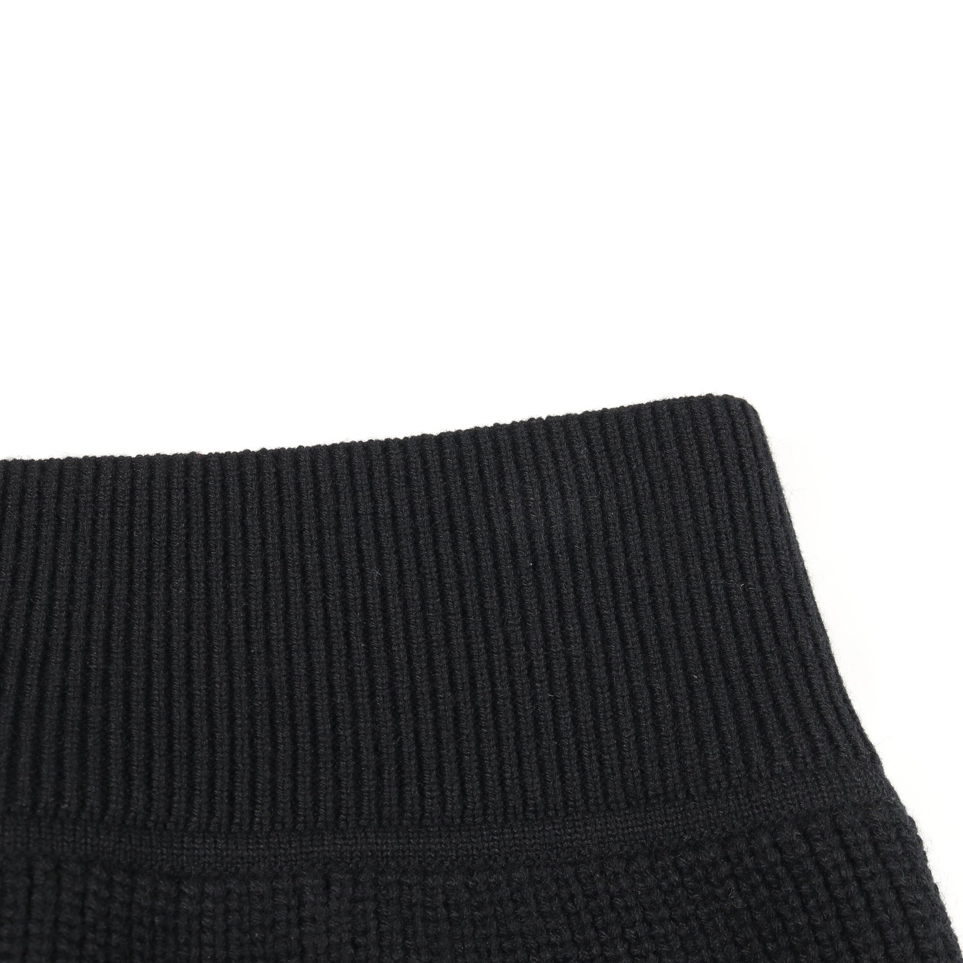 セリエボタン ニット スカート カシミヤ ブラック エルメス ボトムス HERMES