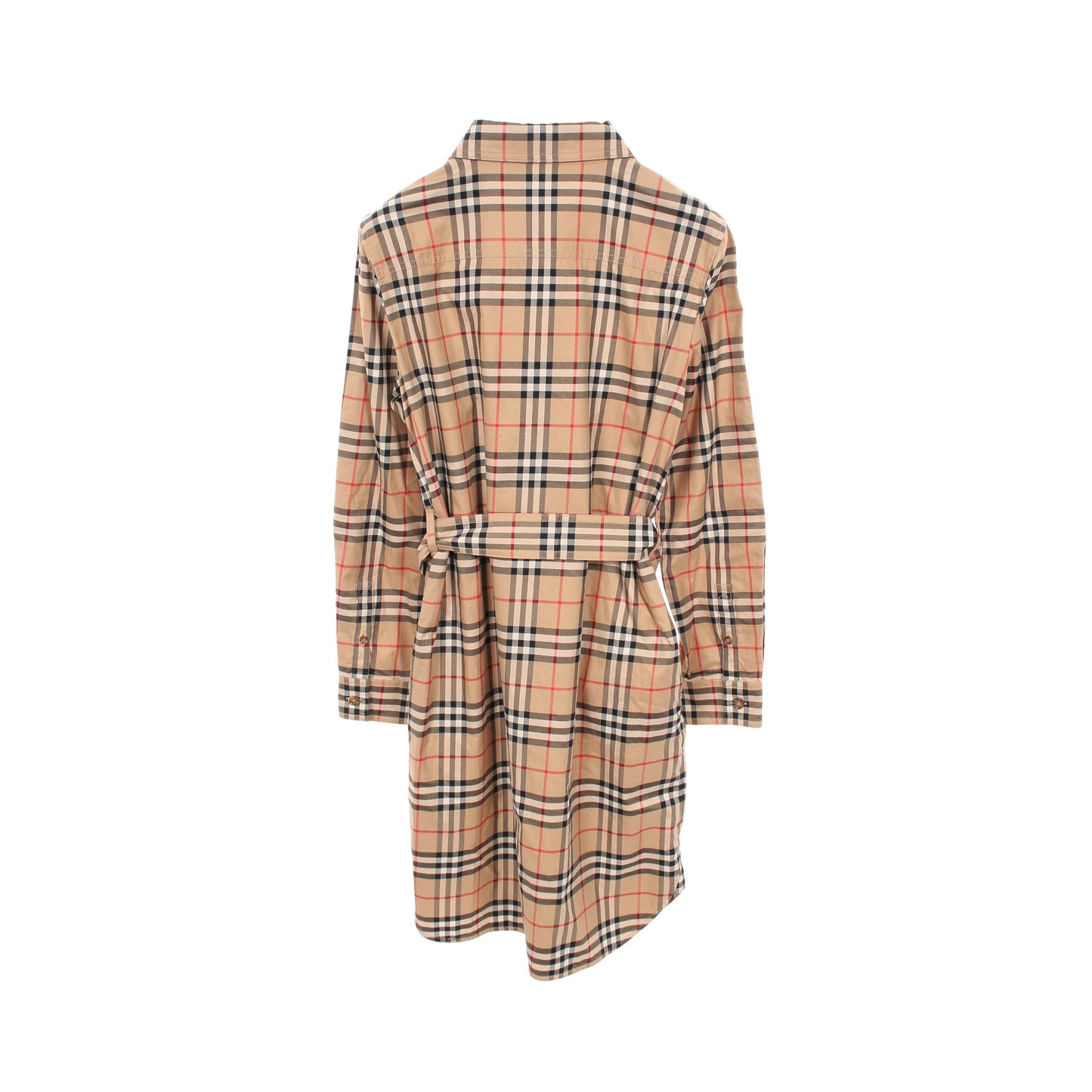 ASTRIDE CHECK SHIRT DRESS チェック シャツワンピース コットン ライトブラウン マルチカラー バーバリー ワンピース BURBERRY