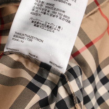 ASTRIDE CHECK SHIRT DRESS チェック シャツワンピース コットン ライトブラウン マルチカラー バーバリー ワンピース BURBERRY