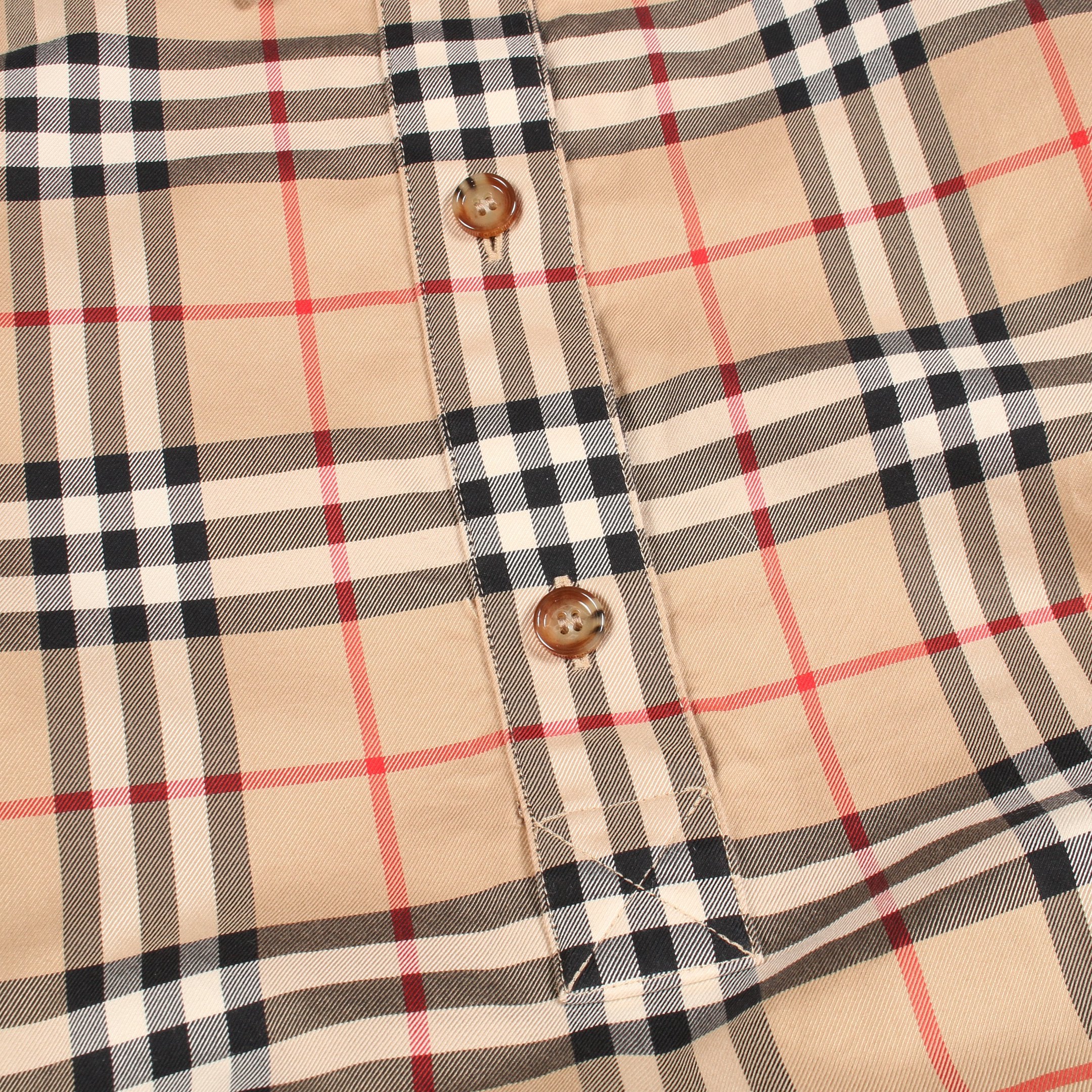 BURBERRY チェック柄 シャツワンピース UK 8 ASTRIDE CHECK SHIRT DRESS チェック シャツワンピース コットン