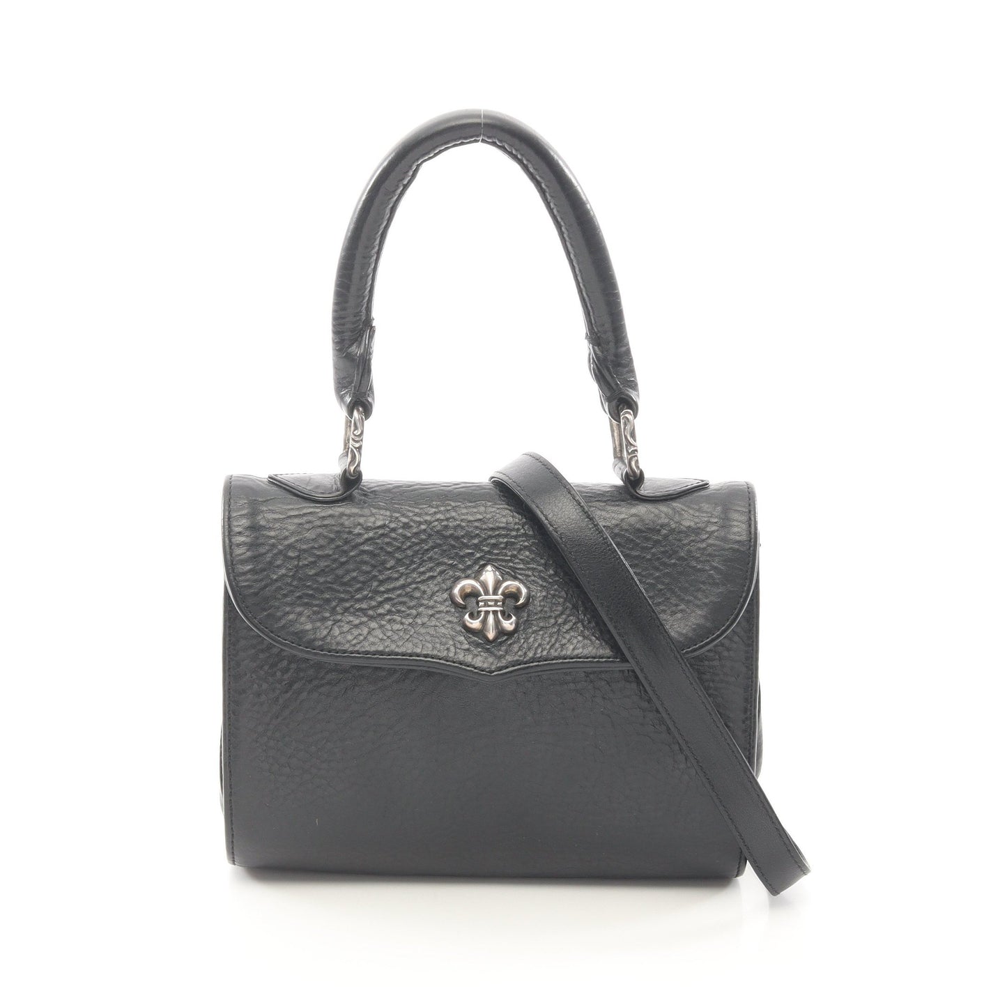 ドッグアダムス ハンドバッグ レザー ブラック 2WAY クロムハーツ バッグ Chrome Hearts