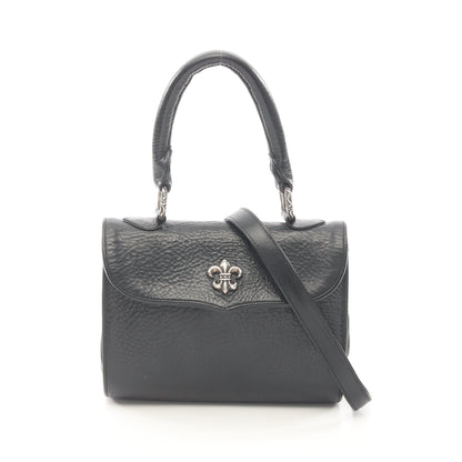 ドッグアダムス ハンドバッグ レザー ブラック 2WAY クロムハーツ バッグ Chrome Hearts