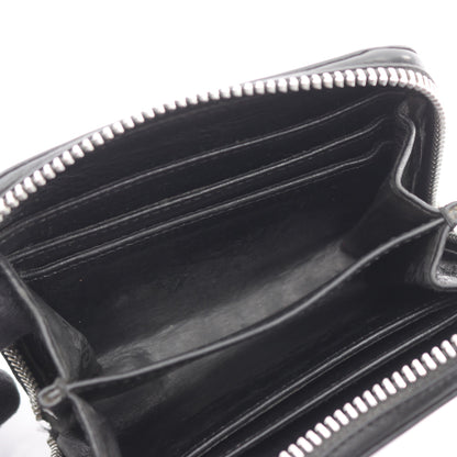 ピラミッドスタッズ コインケース ラウンドファスナー財布 レザー ブラック クロムハーツ 財布・小物 Chrome Hearts