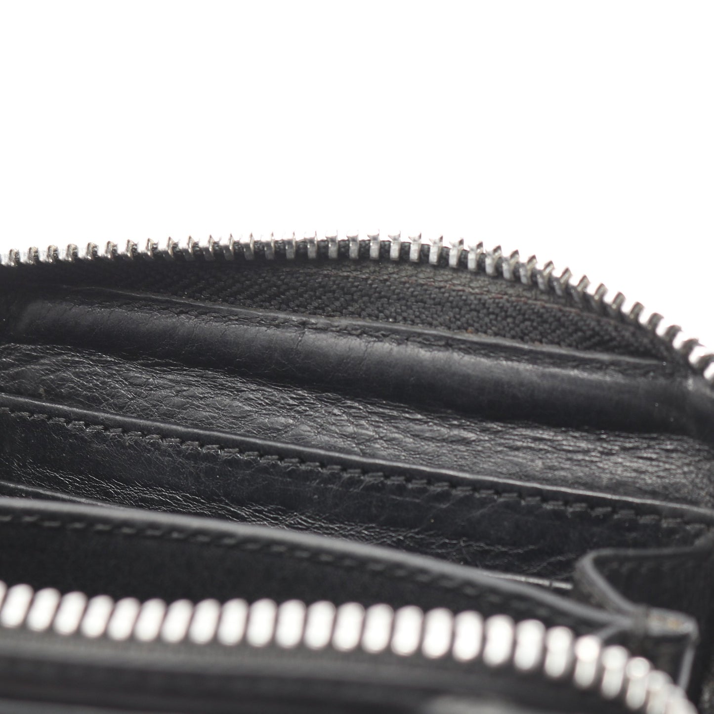 ピラミッドスタッズ コインケース ラウンドファスナー財布 レザー ブラック クロムハーツ 財布・小物 Chrome Hearts