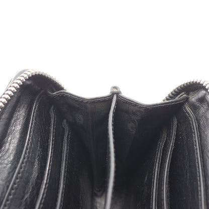 ピラミッドスタッズ コインケース ラウンドファスナー財布 レザー ブラック クロムハーツ 財布・小物 Chrome Hearts