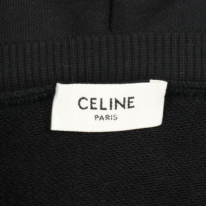 プルオーバーパーカー コットン ブラック セリーヌ トップス CELINE