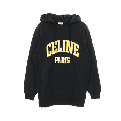 プルオーバーパーカー コットン ブラック セリーヌ トップス CELINE