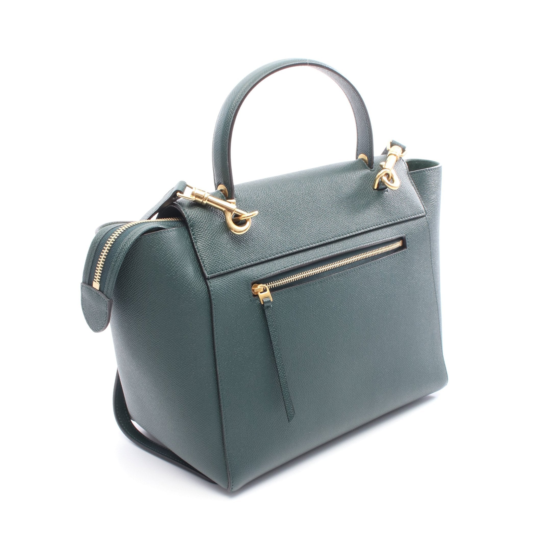 BELT BAG MINI ベルトバッグ ミニ ハンドバッグ レザー グリーン 2WAY
