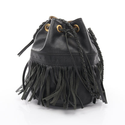 CARNIVAL L カーニバル ショルダーバッグ レザー ブラック ジェイアンドエムデヴィッドソン バッグ J&M DAVIDSON
