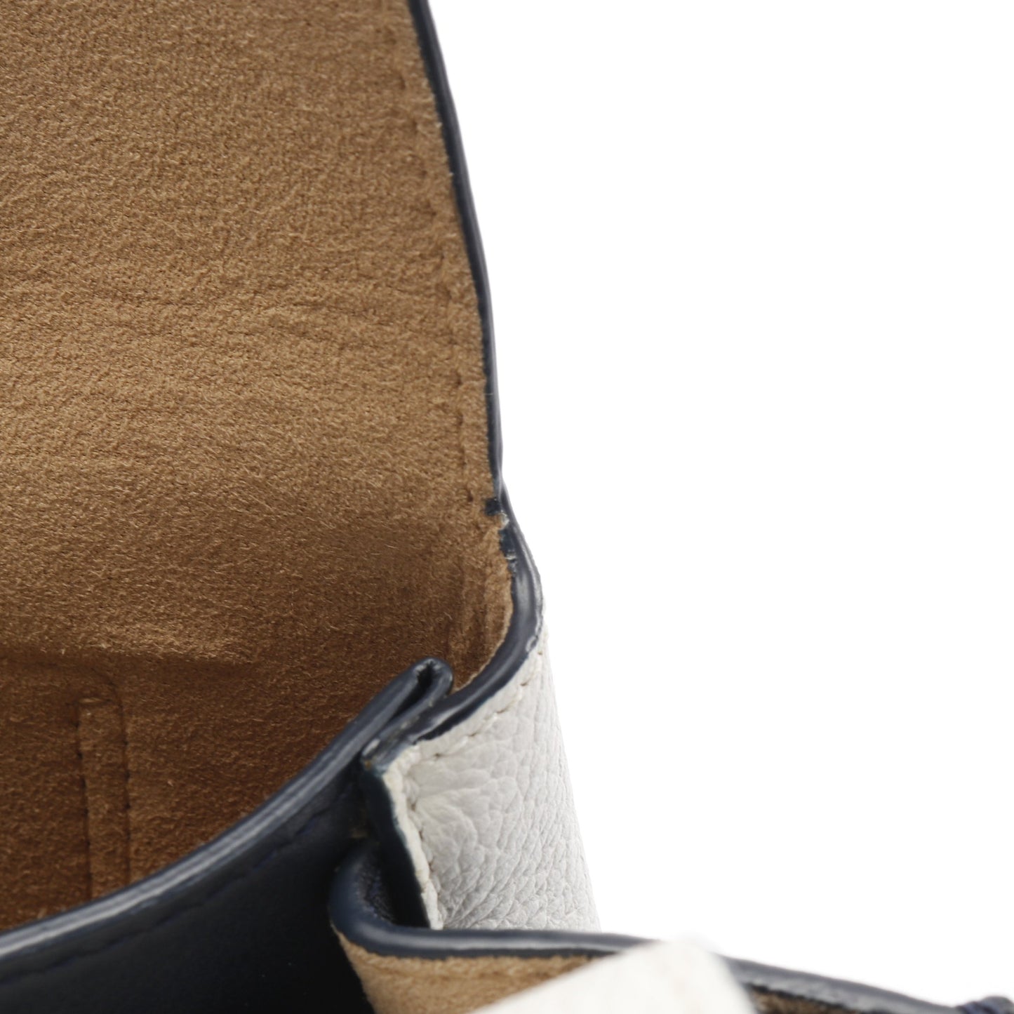 MILLA ミラ ハンドバッグ レザー ホワイト ネイビー 2WAY エムシーエム バッグ MCM