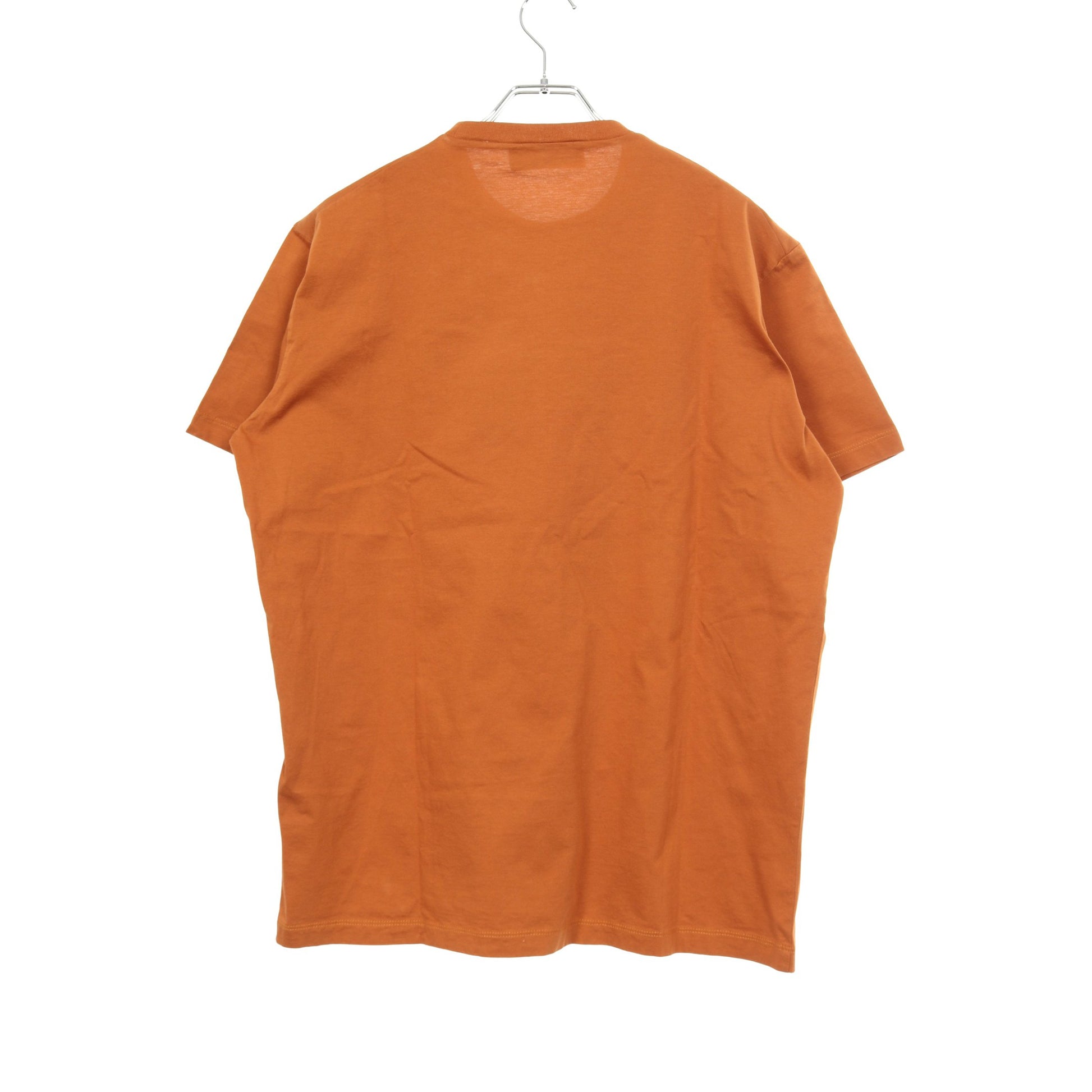 Tシャツ クルーネック 半袖 ロゴ コットン ライトブラウン ディースクエアード トップス DSQUARED2