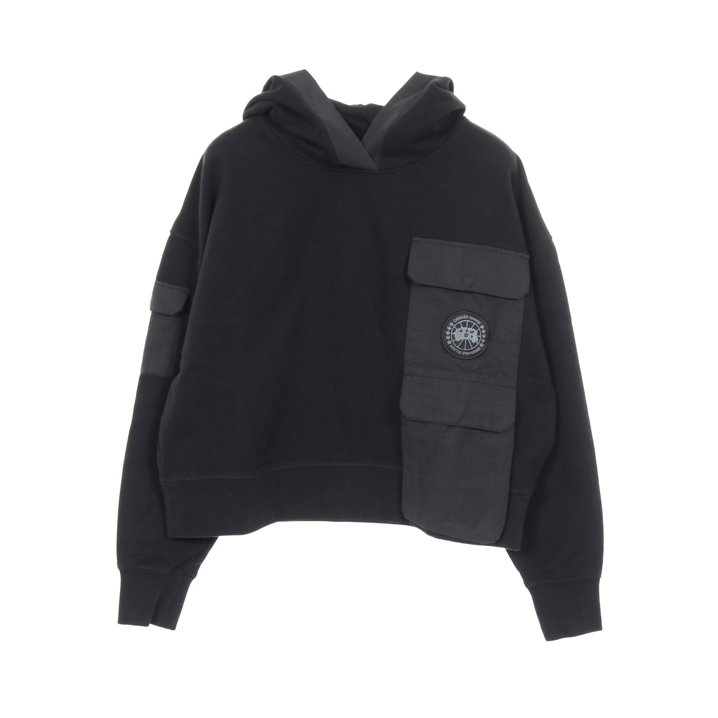 イェーツ フーディー プルオーバーパーカー コットン ブラック カナダグース トップス CANADA GOOSE