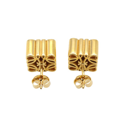 アナグラム スタッド ピアス ピアス SV925 メッキ加工 ゴールド ロエベ アクセサリー LOEWE