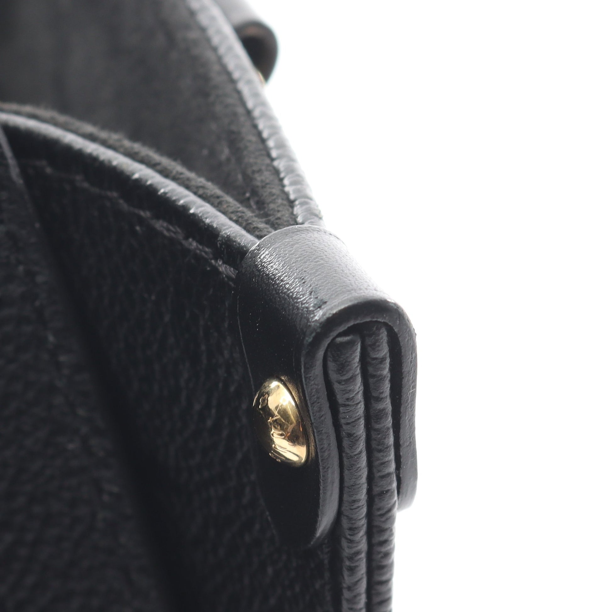 オンザゴーPM モノグラムアンプラント ノワール ハンドバッグ レザー ブラック 2WAY ルイヴィトン バッグ LOUIS VUITTON