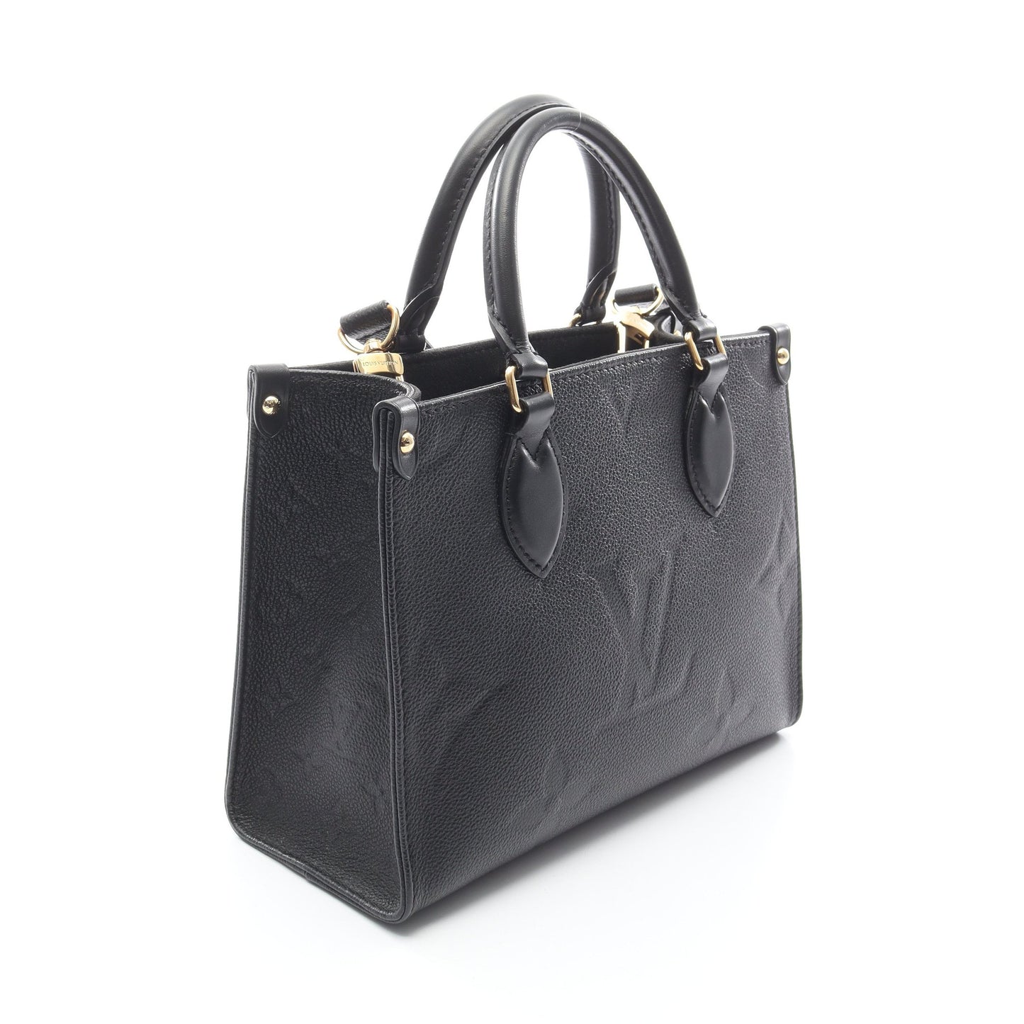 オンザゴーPM モノグラムアンプラント ノワール ハンドバッグ レザー ブラック 2WAY ルイヴィトン バッグ LOUIS VUITTON
