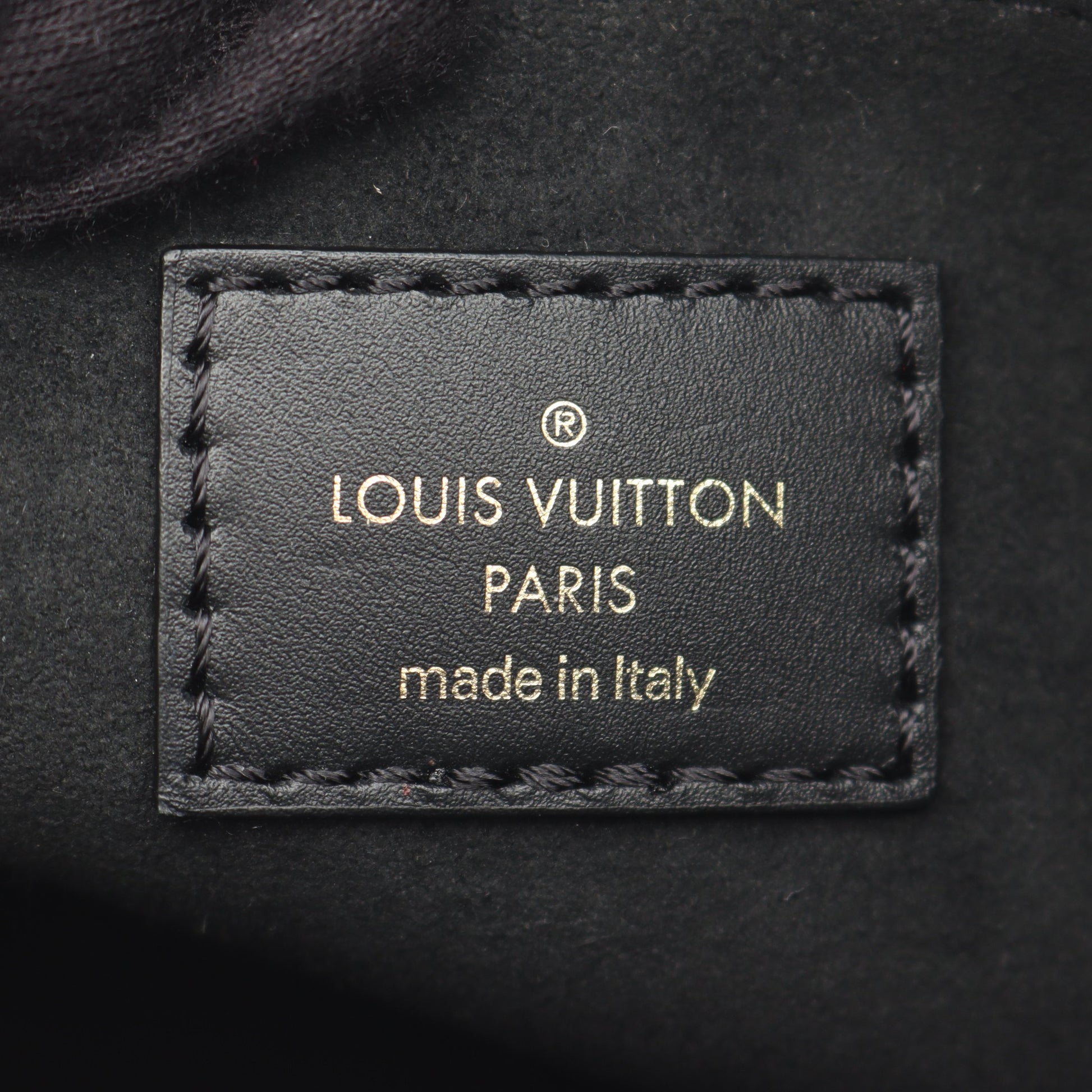 オンザゴーPM モノグラムアンプラント ノワール ハンドバッグ レザー ブラック 2WAY ルイヴィトン バッグ LOUIS VUITTON