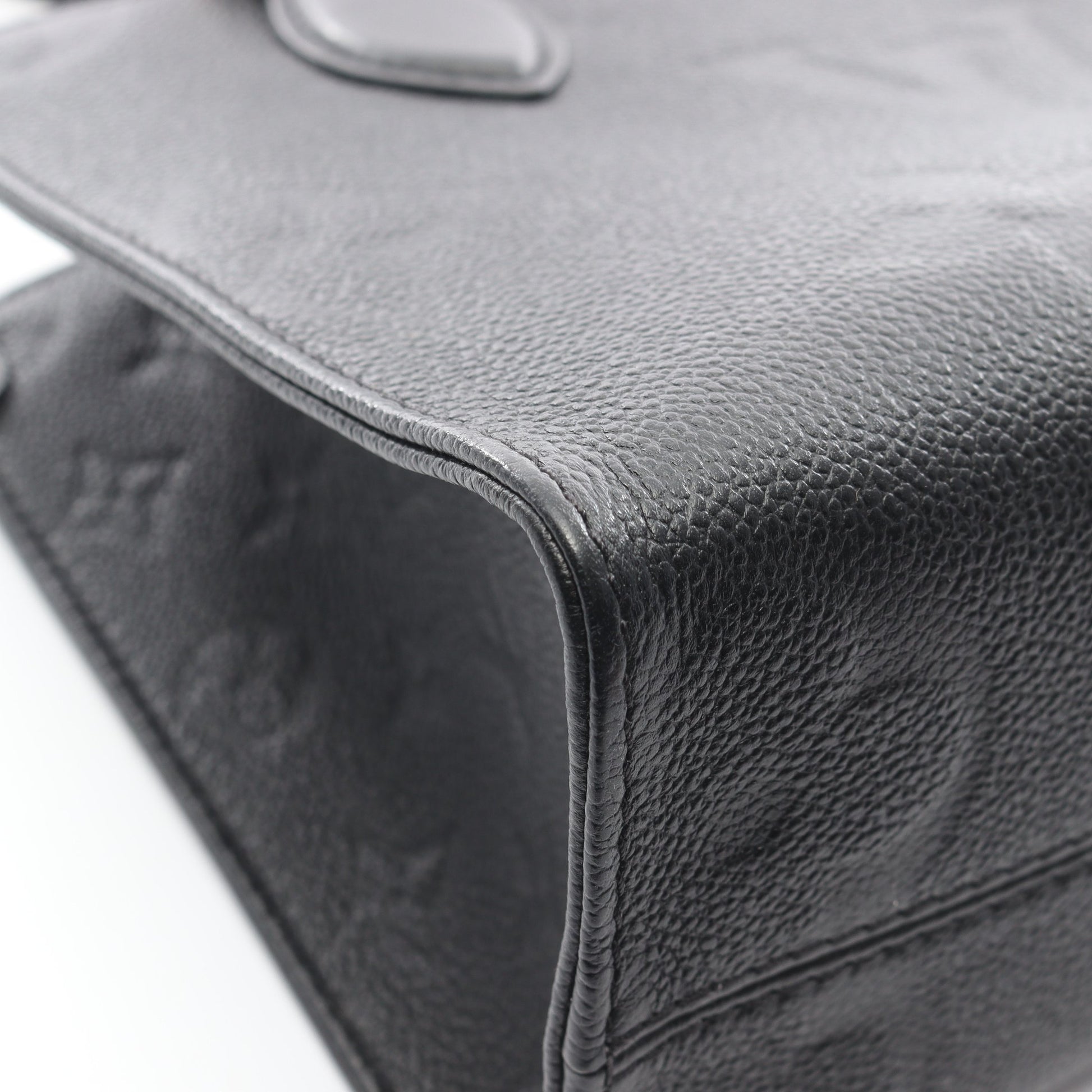 オンザゴーPM モノグラムアンプラント ノワール ハンドバッグ レザー ブラック 2WAY ルイヴィトン バッグ LOUIS VUITTON
