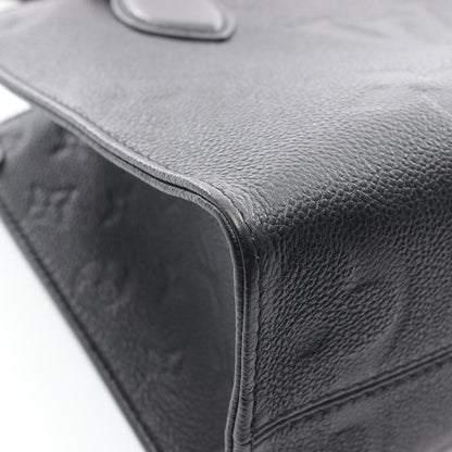 オンザゴーPM モノグラムアンプラント ノワール ハンドバッグ レザー ブラック 2WAY ルイヴィトン バッグ LOUIS VUITTON
