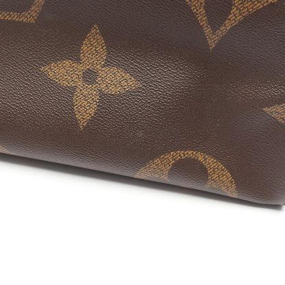 オンザゴーGM モノグラムジャイアント リバース ショルダーバッグ トートバッグ PVC ブラウン ベージュ 2WAY ルイヴィトン バッグ LOUIS VUITTON