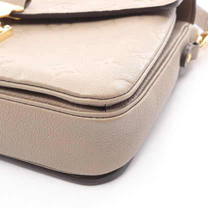 ポシェットメティスMM モノグラムアンプラント トゥルトレール ハンドバッグ レザー グレーベージュ 2WAY ルイヴィトン バッグ LOUIS VUITTON