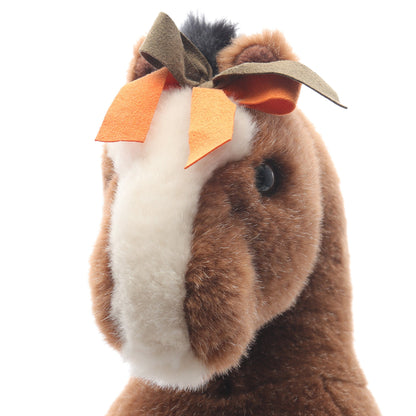 エルミーPM ぬいぐるみ インテリア スエード ブラウン マルチカラー エルメス 財布・小物 HERMES