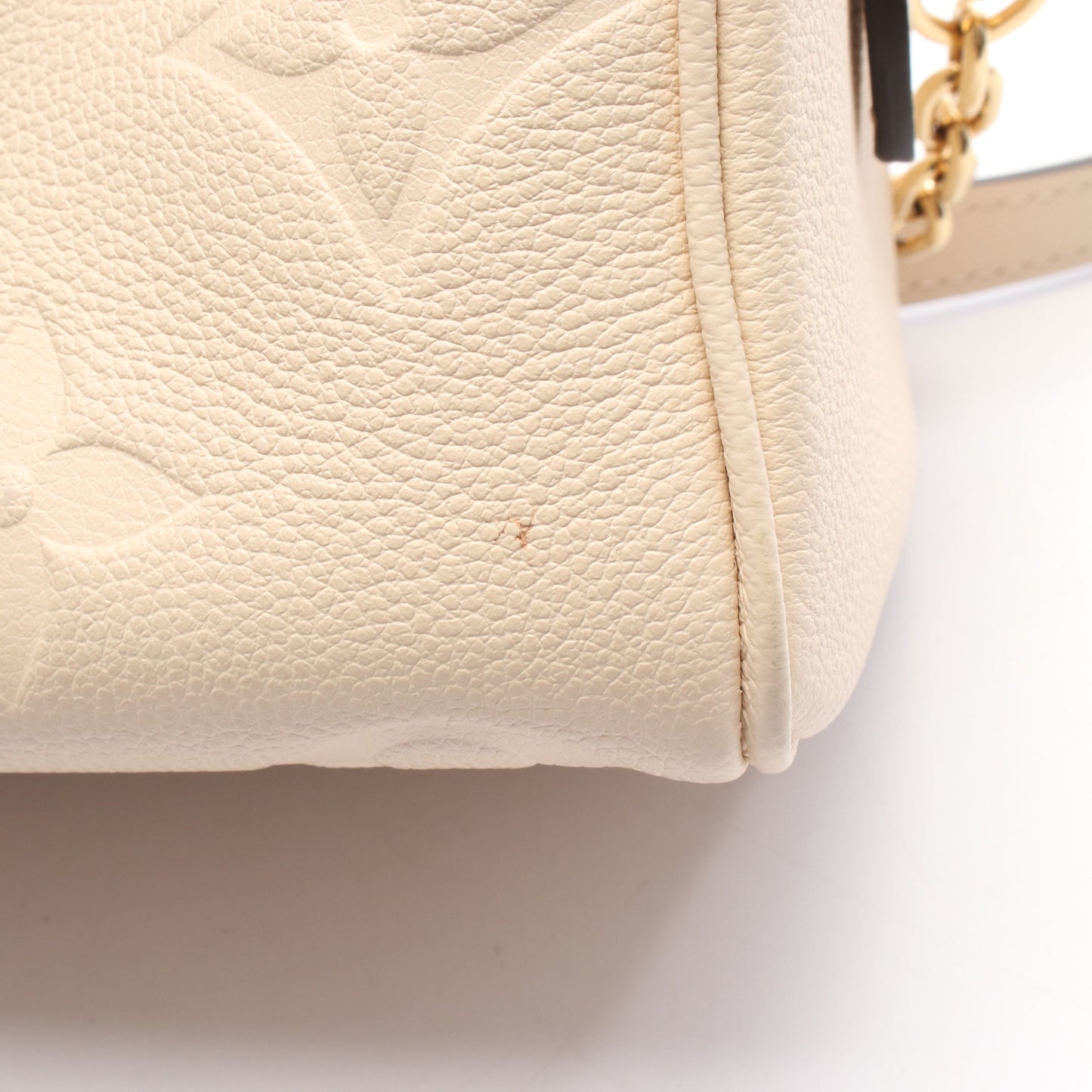 スピーディバンドリエール20 モノグラムアンプラント ハンドバッグ レザー アイボリー 2WAY ルイヴィトン バッグ LOUIS VUITTON