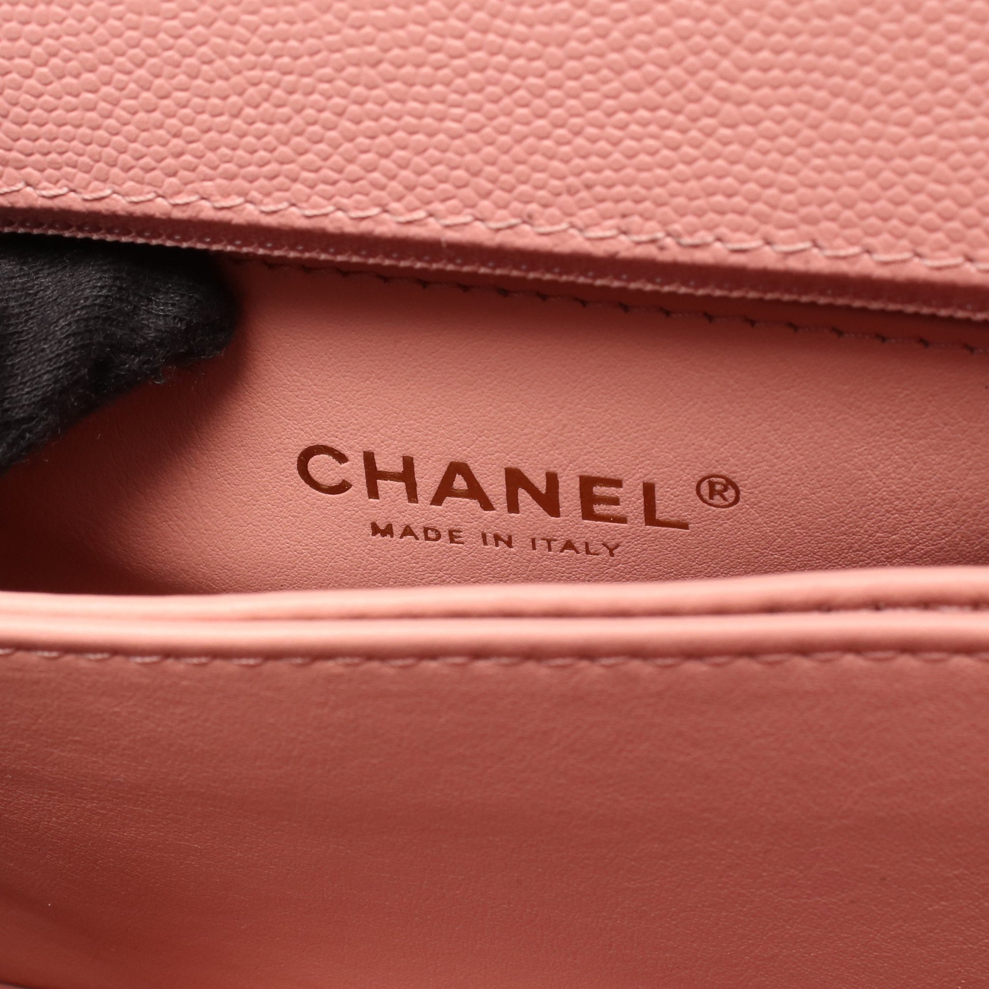 ココハンドル フラップ マトラッセ ハンドバッグ キャビアスキン ピンク ゴールド金具 シャネル バッグ CHANEL
