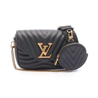 ミュルティ ポシェット ニューウェーブ ノワール ショルダーバッグ レザー ブラック ルイヴィトン バッグ LOUIS VUITTON
