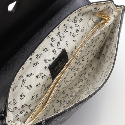 キャットグラム エピ Wチェーンショルダーバッグ レザー PVC ブラック ホワイト マルチカラー ルイヴィトン バッグ LOUIS VUITTON