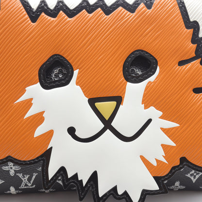 キャットグラム エピ Wチェーンショルダーバッグ レザー PVC ブラック ホワイト マルチカラー ルイヴィトン バッグ LOUIS VUITTON