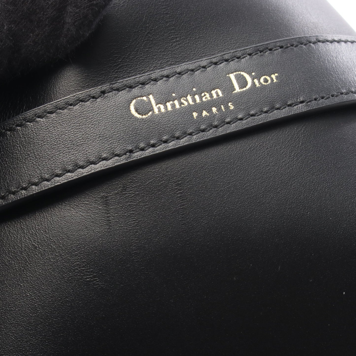 C'estDior ミディアム ハンドバッグ レザー ブラック 2WAY クリスチャンディオール バッグ Christian Dior