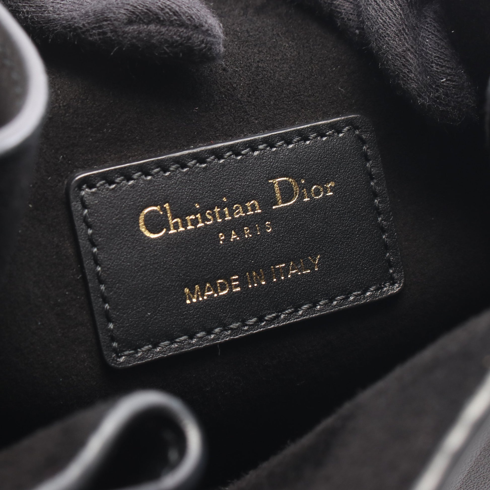 C'estDior ミディアム ハンドバッグ レザー ブラック 2WAY クリスチャンディオール バッグ Christian Dior