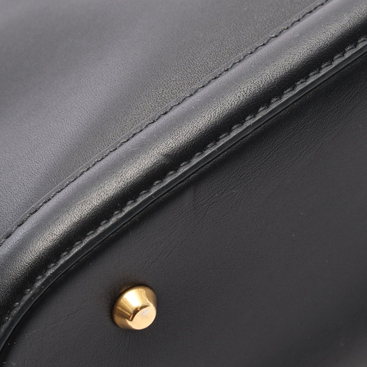 C'estDior ミディアム ハンドバッグ レザー ブラック 2WAY クリスチャンディオール バッグ Christian Dior