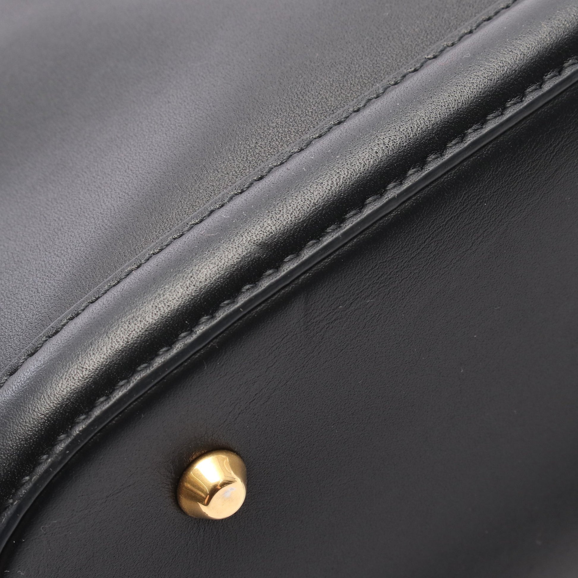 C'estDior ミディアム ハンドバッグ レザー ブラック 2WAY クリスチャンディオール バッグ Christian Dior