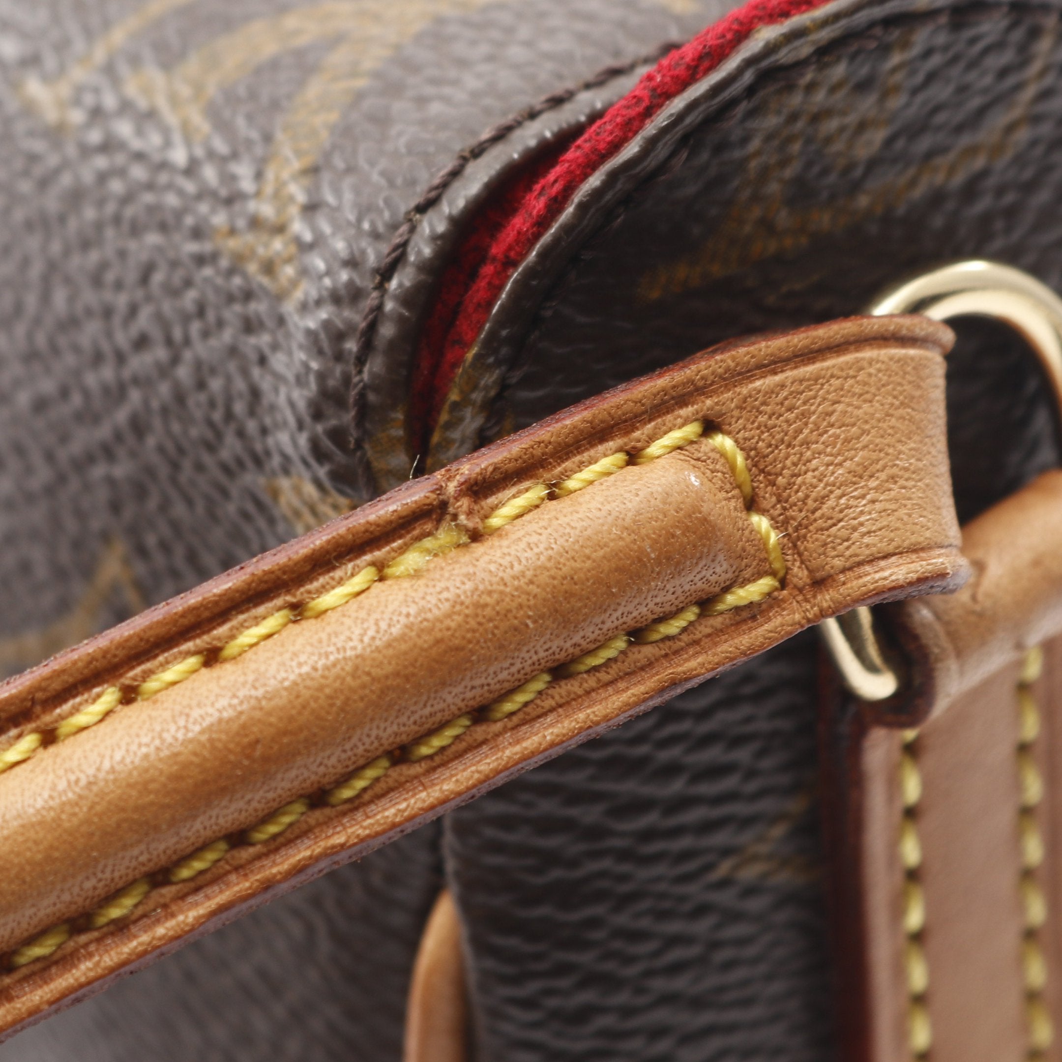 レシタル モノグラム ハンドバッグ PVC レザー ブラウン ルイヴィトン