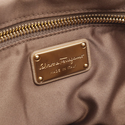 ガンチーニ ハンドバッグ トートバッグ レザー グレーブラウン 2WAY サルヴァトーレフェラガモ バッグ Salvatore Ferragamo