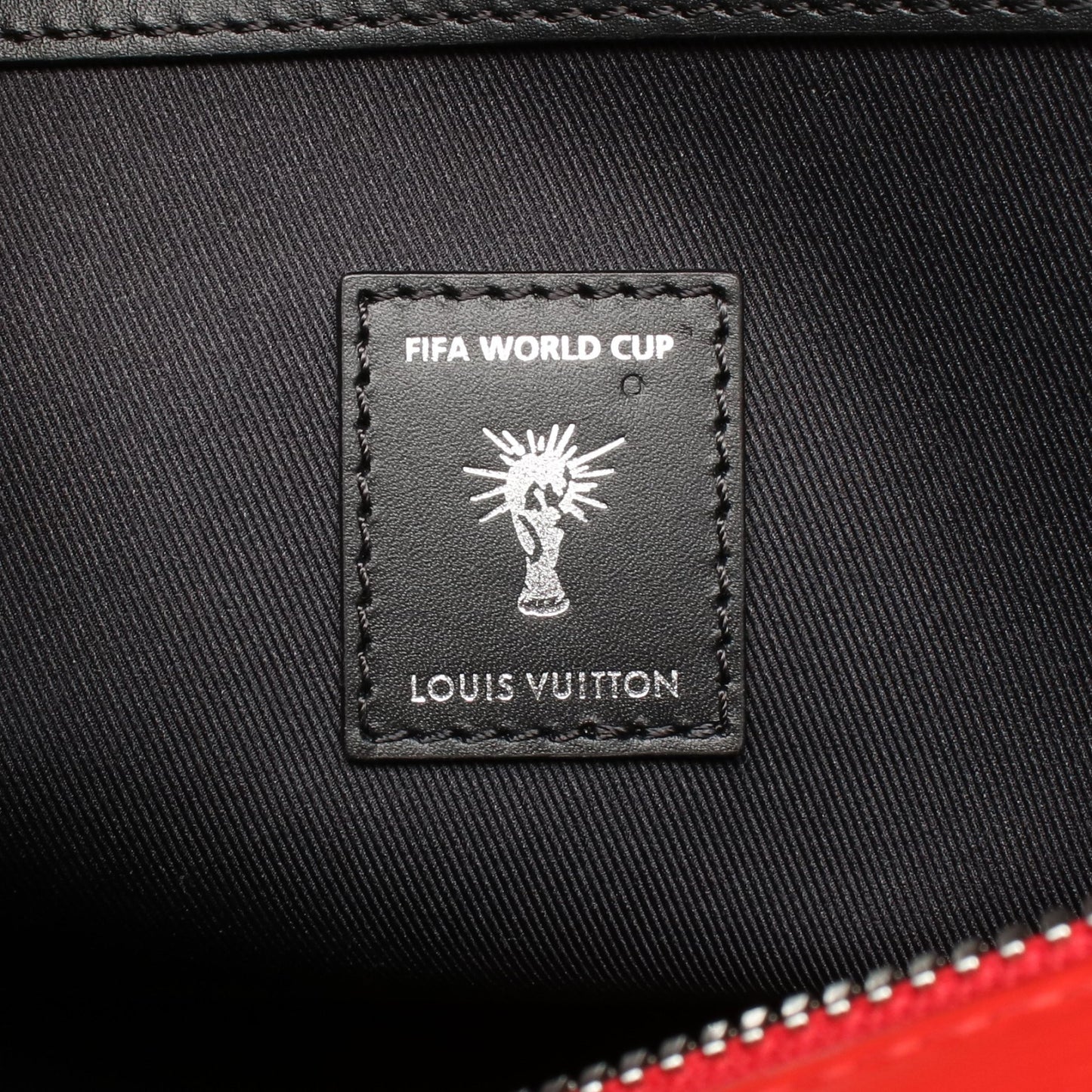 キーポル バンドリエール50 エピ ボストンバッグ レザー レッド ホワイト 2018FIFAワールドカップ オフィシャルライセンスドプロジェクトコレクション 2WAY ルイヴィトン バッグ LOUIS VUITTON