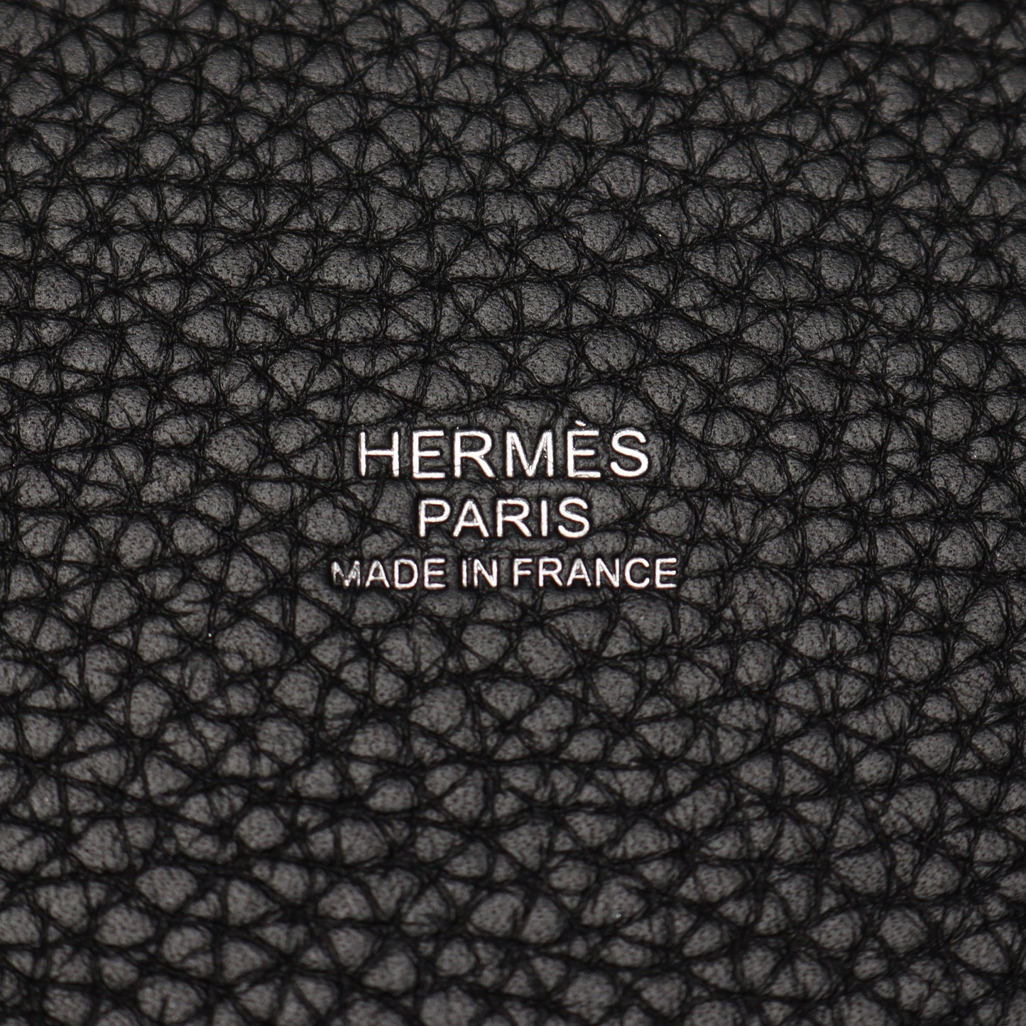 ピコタンロックMM ハンドバッグ トリヨンクレマンス ブラック シルバー金具 Y刻印 エルメス バッグ HERMES