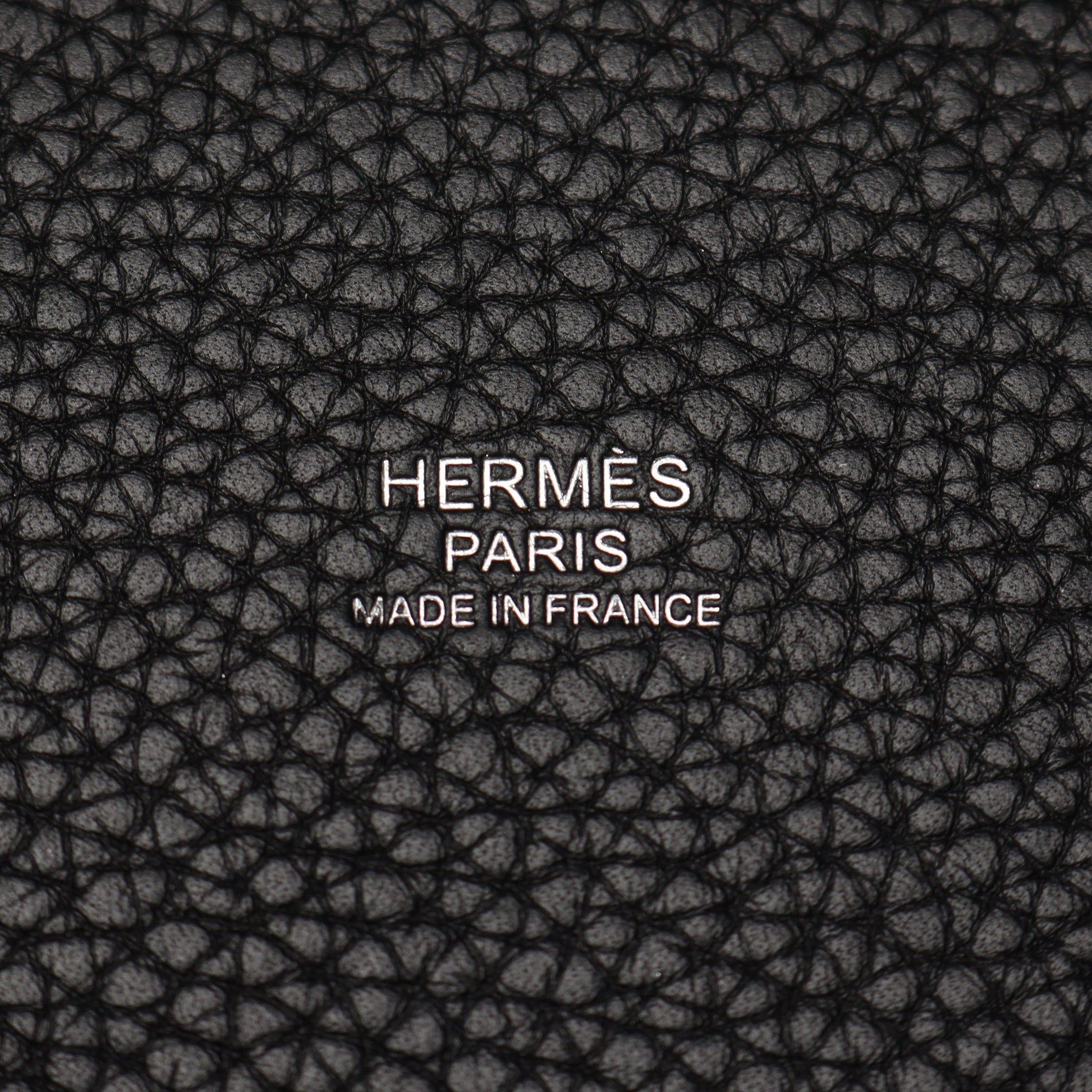 ピコタンロックMM ハンドバッグ トリヨンクレマンス ブラック シルバー金具 Y刻印 エルメス バッグ HERMES