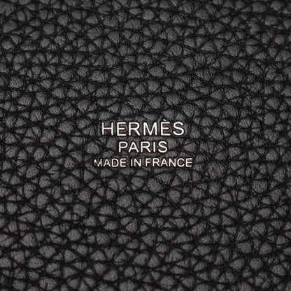 ピコタンロックMM ハンドバッグ トリヨンクレマンス ブラック シルバー金具 Y刻印 エルメス バッグ HERMES