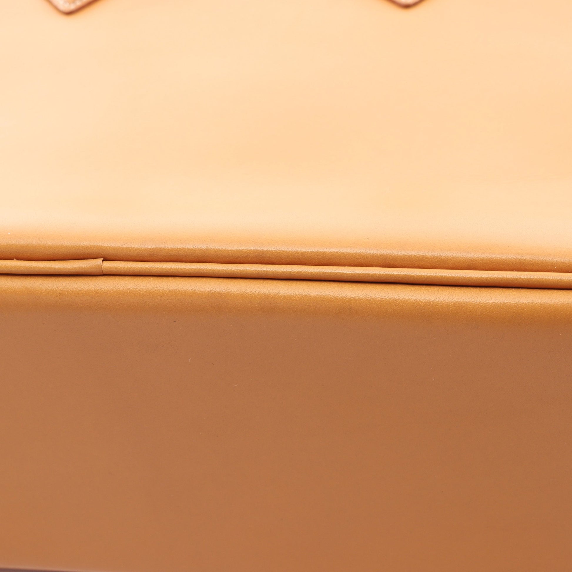 プリュム32 ナチュラル ハンドバッグ ヴァッシュ ライトブラウン シルバー金具 □G刻印 エルメス バッグ HERMES