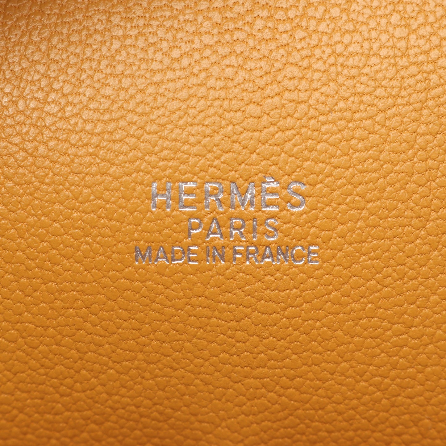 プリュム32 ナチュラル ハンドバッグ ヴァッシュ ライトブラウン シルバー金具 □G刻印 エルメス バッグ HERMES