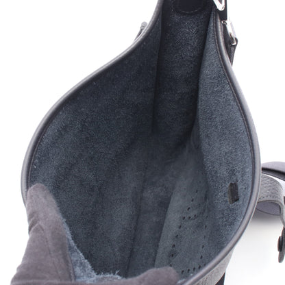 エヴリン 3 トロワ PM キャバン ショルダーバッグ トリヨンクレマンス ダークネイビー シルバー金具 W刻印 エルメス バッグ HERMES