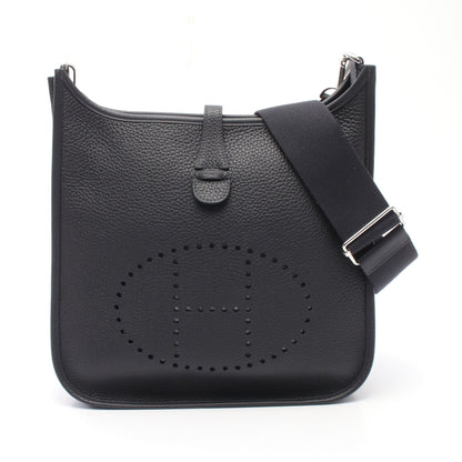 エヴリン 3 トロワ PM キャバン ショルダーバッグ トリヨンクレマンス ダークネイビー シルバー金具 W刻印 エルメス バッグ HERMES