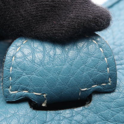 エヴリン 3 トロワ PM ブルージーン ショルダーバッグ トリヨンクレマンス ブルー シルバー金具 □N刻印 エルメス バッグ HERMES