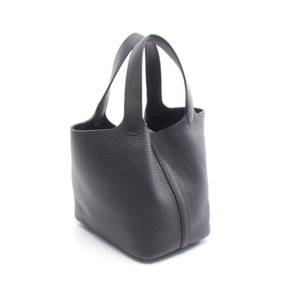 ピコタンロックPM ハンドバッグ トリヨンクレマンス ブラック ゴールド金具 K刻印 エルメス バッグ HERMES