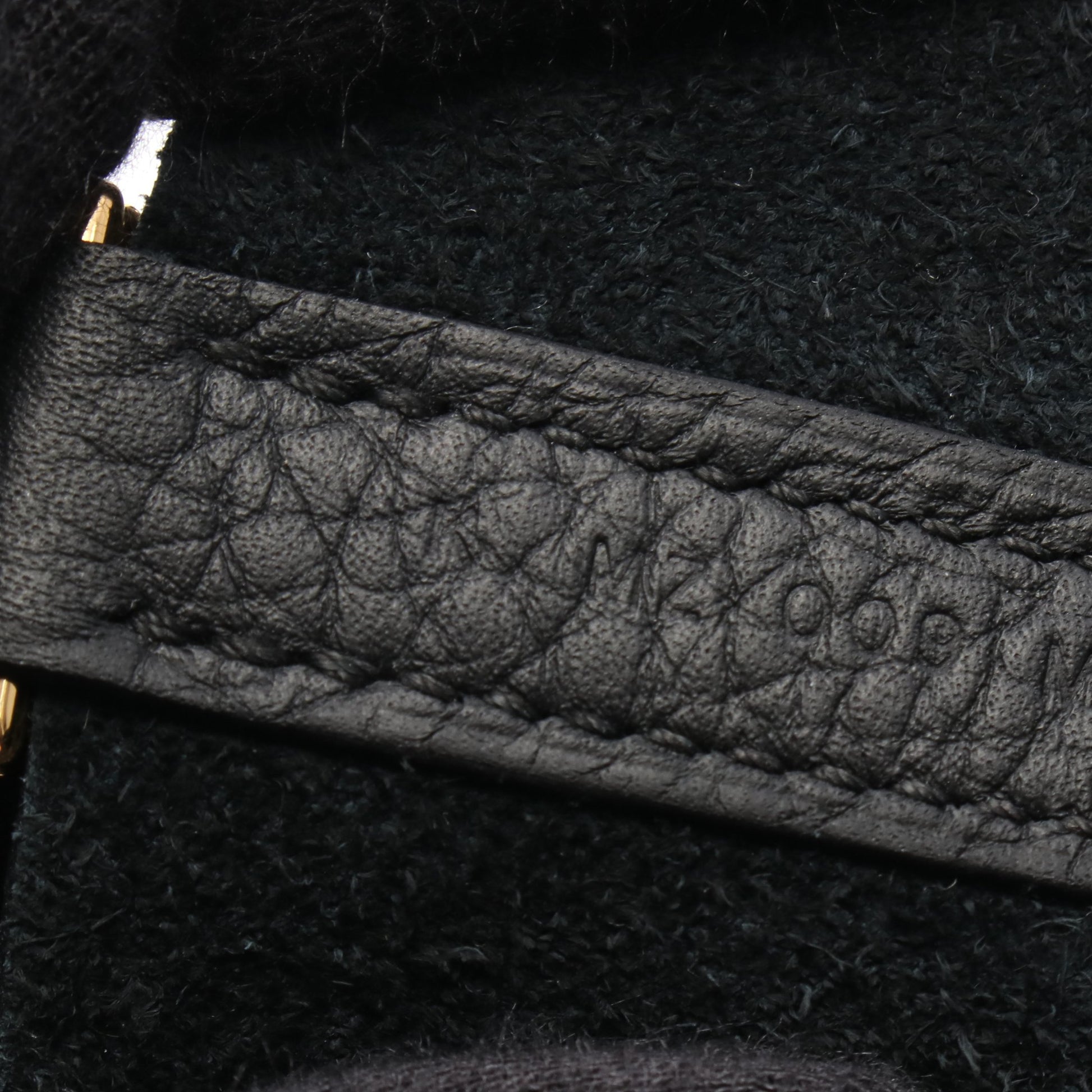 ピコタンロックPM ハンドバッグ トリヨンクレマンス ブラック ゴールド金具 K刻印 エルメス バッグ HERMES
