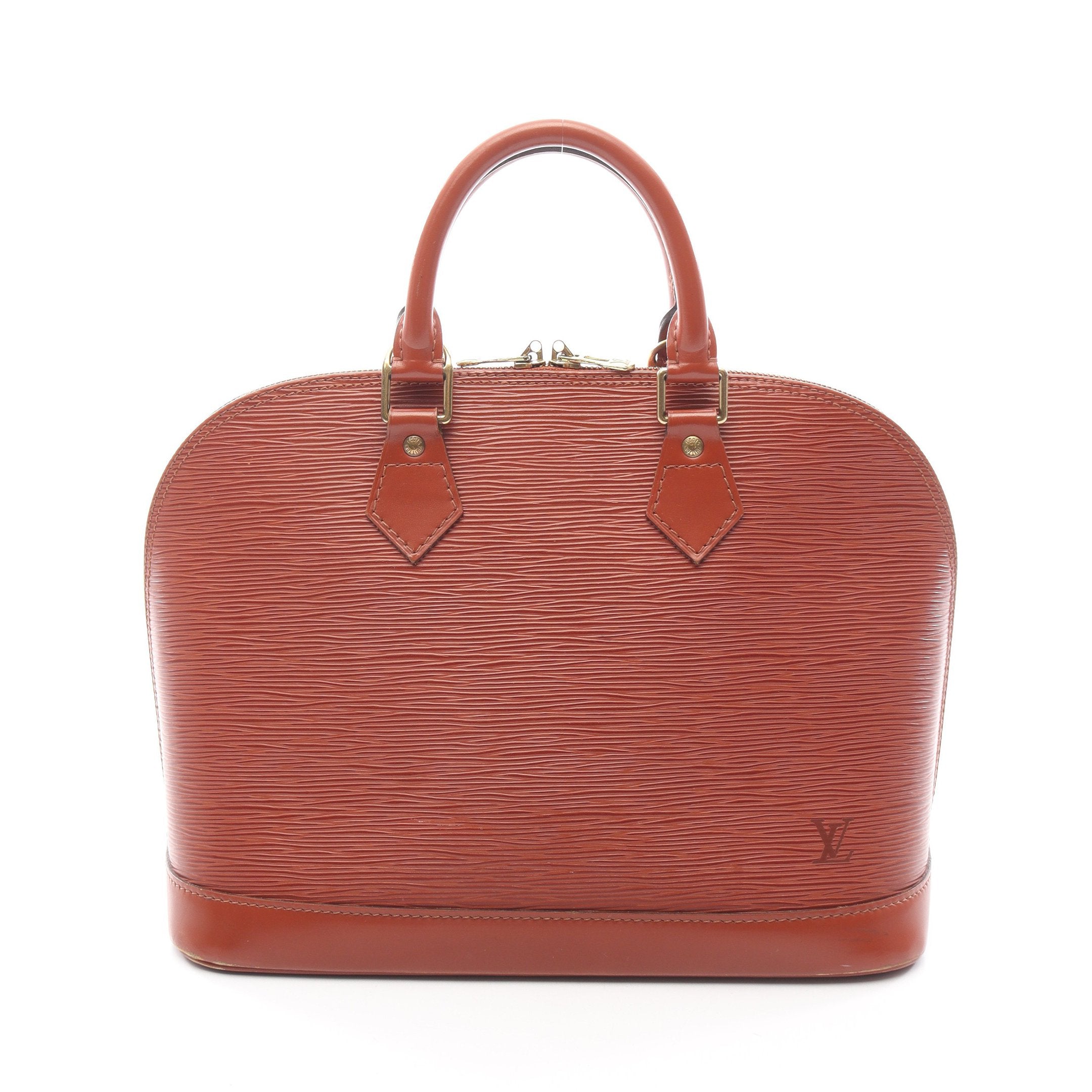 ルイヴィトン アルマ エピ ケニアブラウン ハンドバッグ レザー ブラウン アルマ エピ ケニアブラウン ハンドバッグ レザー ブラウン ルイ