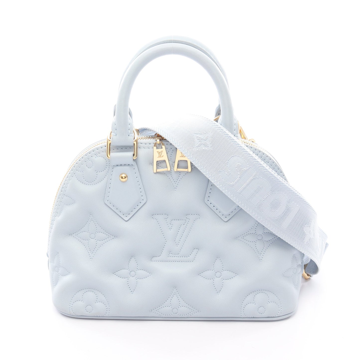 アルマ ソフトBB バブルグラム ブルーグラシエール ハンドバッグ レザー ブルーグレー 2WAY ルイヴィトン バッグ LOUIS VUITTON